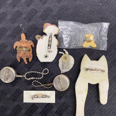 Assorted pins