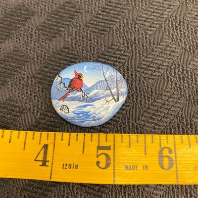 Beautiful hand painted pin