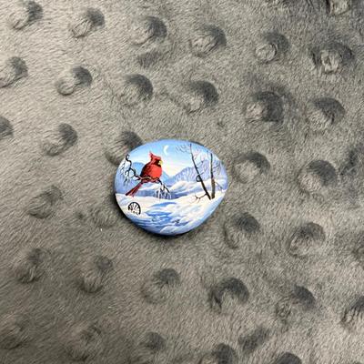Beautiful hand painted pin