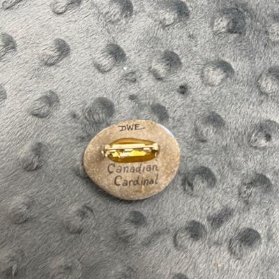 Beautiful hand painted pin