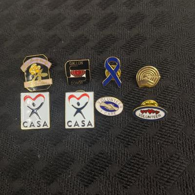 Assorted Volunteer pins