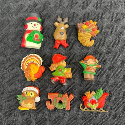 Lot of 9 vintage holiday hallmark