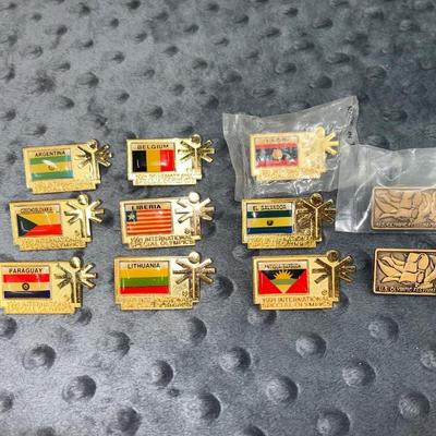1990-1991 international Special Olympics pins