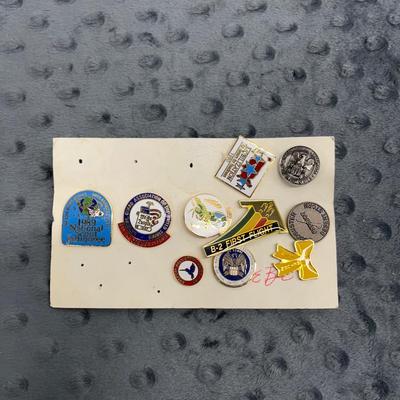 Various pins