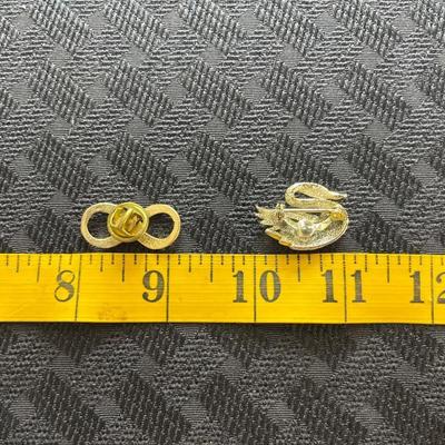 Vintage gold tone pins