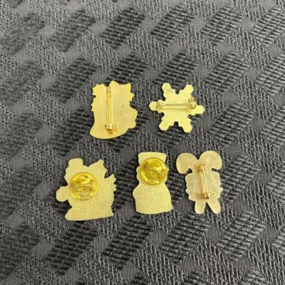 Vintage Christmas lapel pins