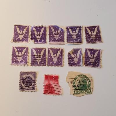 Vintage US Postage Stamps