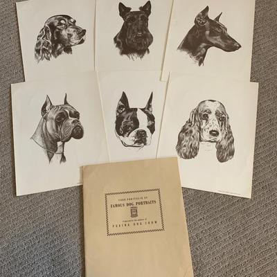 6 Purina Dog Chow Famous Dog Portraits