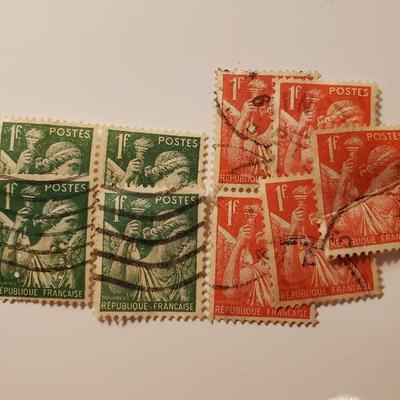 Vintage France Stamps