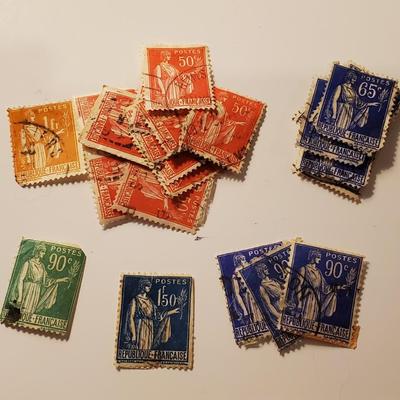 Vintage France Stamps