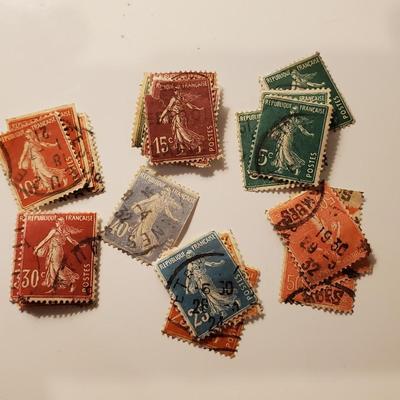 Vintage France Stamps