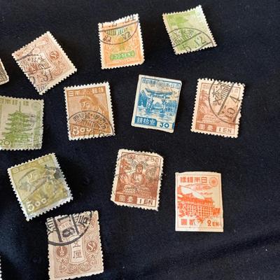 Vintage Japan Stamps