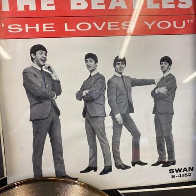 The Beatles She Loves You Gold Plated Record