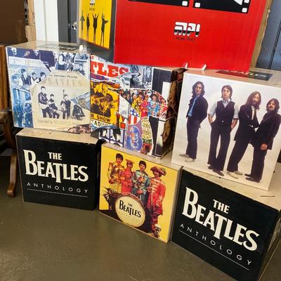 Beatles Memorabilia Cardboard Display
