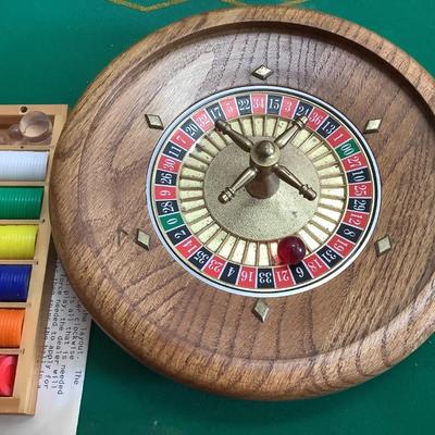 Roulette wheel table 37' x 19'  4'depth