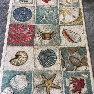 rug-3'x5' with shells