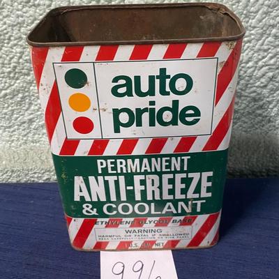 Vintage Auto Pride Antifreeze Can