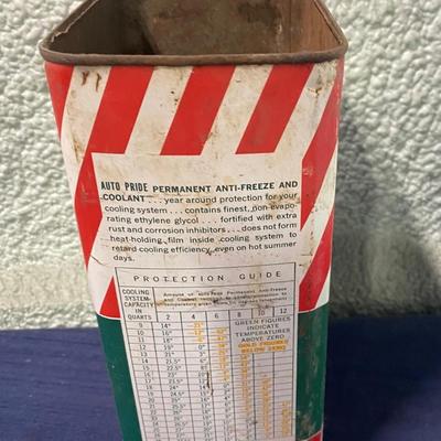 Vintage Auto Pride Antifreeze Can