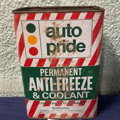 Vintage Auto Pride Antifreeze Can