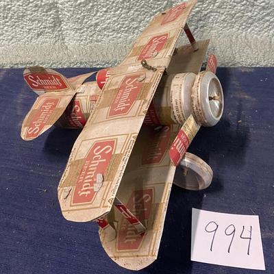 Schmidt Beer Can Airplane