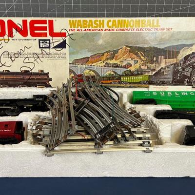 Lionel Vintage Train Set, In Original Box, The Wabash Cannonball 