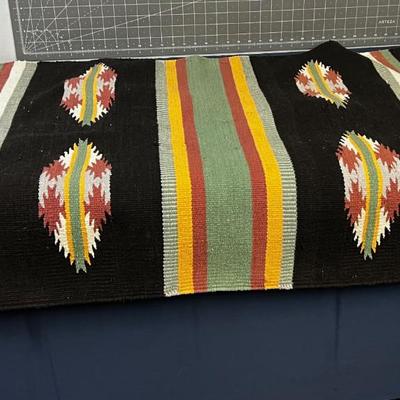 Cotton Native Pattern Dhurrie Rug