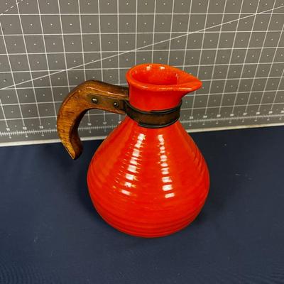 Orange Bauer Coffee Pot 