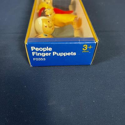 Vintage Play Things, Creative Set, Finger Puppets 