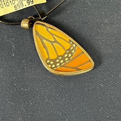 Butterfly Wing Pendant in Presentation Case