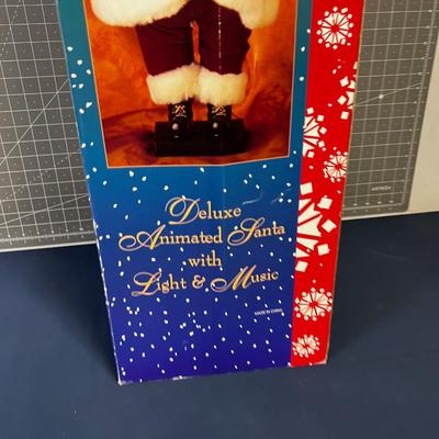 Traditions Animated Deluxe SANTA with Lights and Music