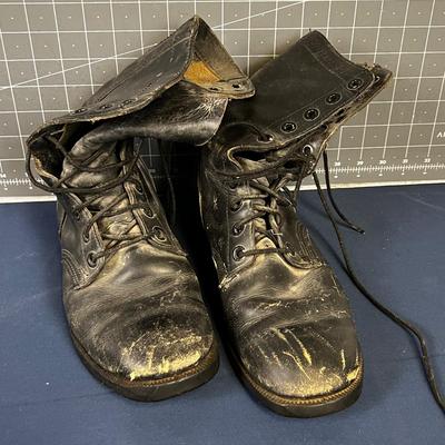 Men's Black Combat Boots 