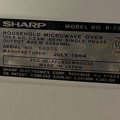 Sharp Microwave
