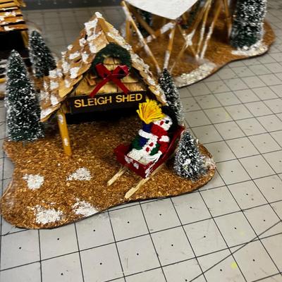(3)SILVESTRI Made in the Philippines X-Mas: Sleigh Shed, Ski Chalet, Ski Jump, 