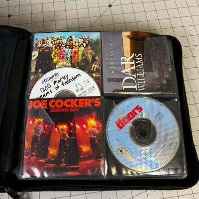 Binder full of ROCK & ROLL CD's 