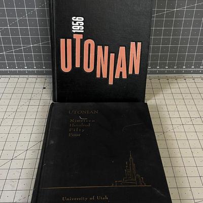 (2) University of UTAH Yearbooks 1954 & 1956