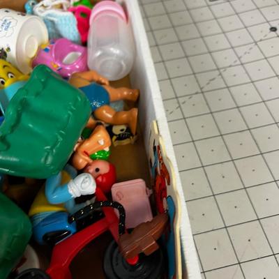 Tray of Vintage Small Toys 80's 