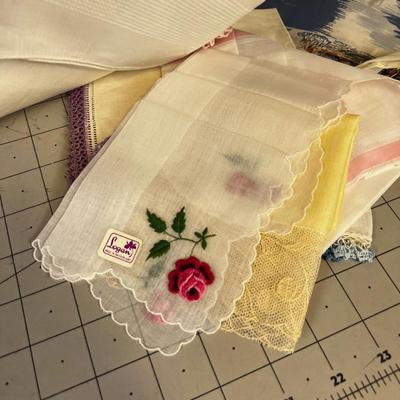 Hankies, Slips and Scarves. 