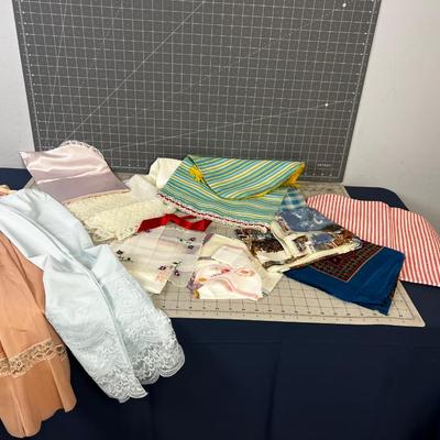 Hankies, Slips and Scarves. 