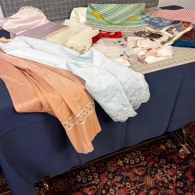 Hankies, Slips and Scarves. 