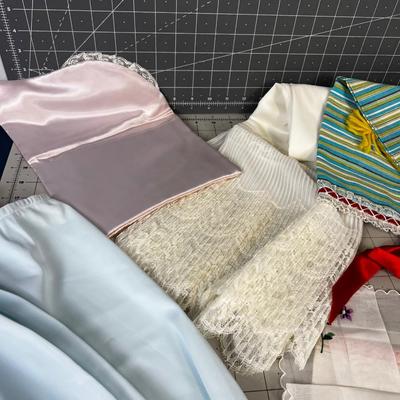 Hankies, Slips and Scarves. 