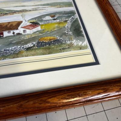 Water Color by N. Keane House in Norway