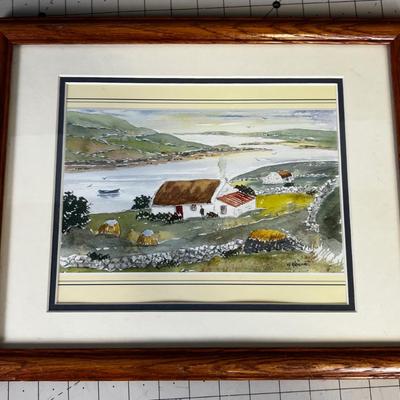Water Color by N. Keane House in Norway