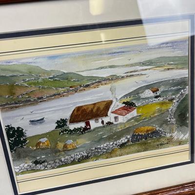 Water Color by N. Keane House in Norway