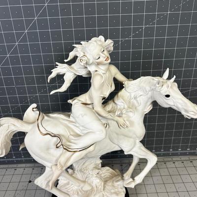 Giuseppe Armani "LIBERTY No. 903" White Woman on a Horse 