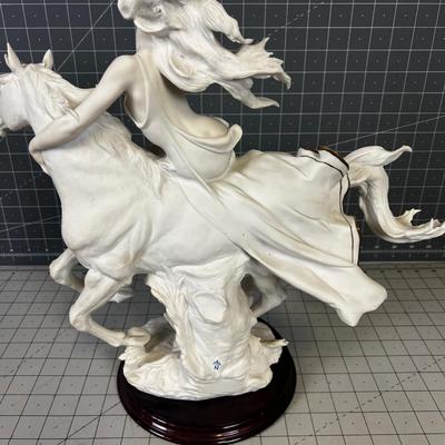 Giuseppe Armani "LIBERTY No. 903" White Woman on a Horse 