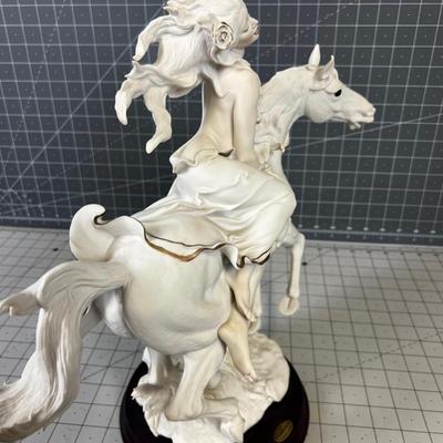 Giuseppe Armani "LIBERTY No. 903" White Woman on a Horse 