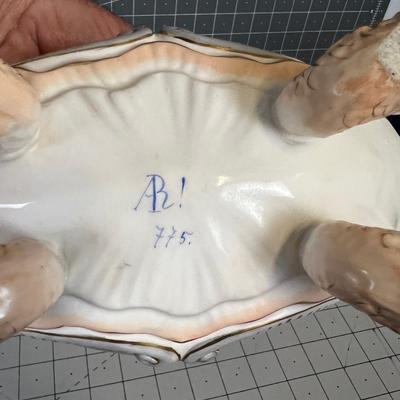 Antique Hand Painted Bowl 