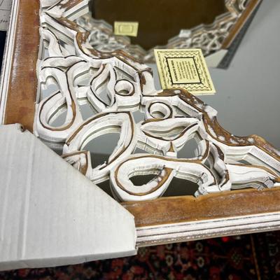 Pair of Shabby Chic Accent Mirrors, NEW 