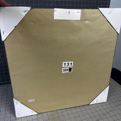 Framed Art Print Flowers in a can 