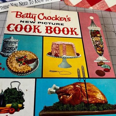 3 BETTY CROCKER COOK BOOKS, Through the years.